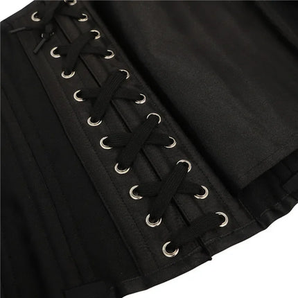 20 Steel Bone Cotton Underbust Corset Heavy Duty Waist Trainer Cincher