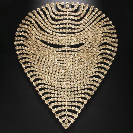 Rhinestone Crystal Head Chain