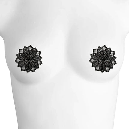 Sparkling Rhinestone Reusable Nipple Pasties Set