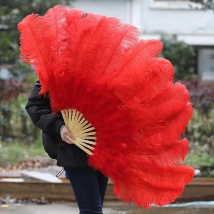 90CM Ostrich Feather Fans