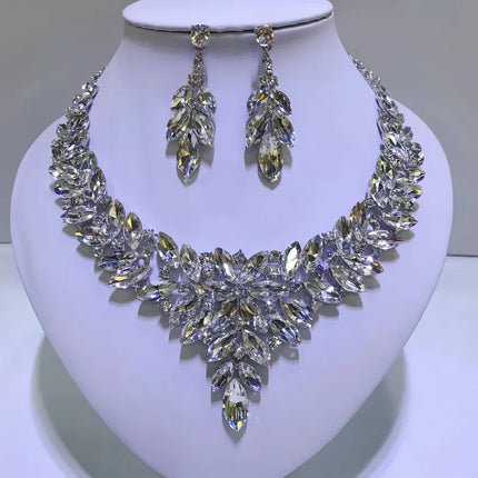 Statement Necklace Earrings Set