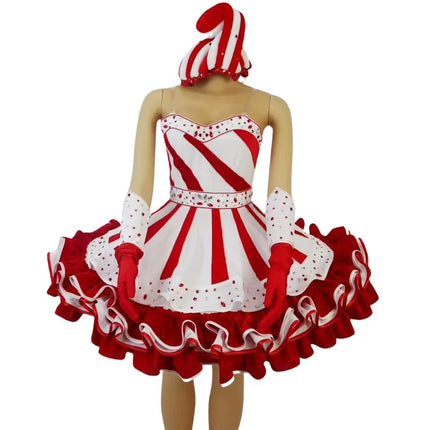 Sparkly Crystal Big Bubble Short Dress Women Prom Evening Celebrate Birthday Party Ball Gown Festival Show Performance Costume