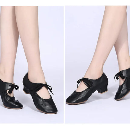 The Stardust Encore Practice Oxford – Leather Latin & Jazz Dance Shoe