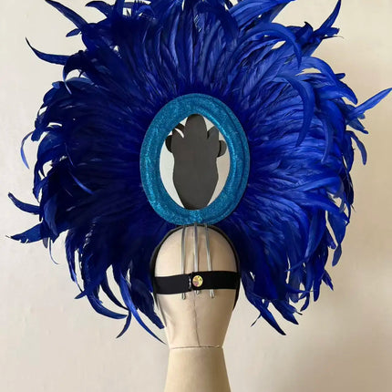 The Stardust Copacabana Feather Crown – Samba Parade Headdress