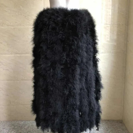 Long Feather Bustle Skirt Costume Accessory