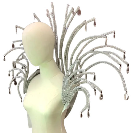 Curved Multi-Arm Backpiece Frame with Attachment Loops