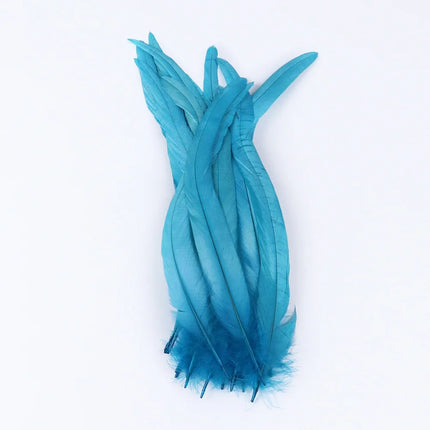 100PCS Natural Rooster Tail Feathers (25-40CM)