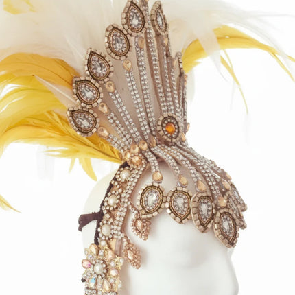 Rhinestone Showgirl Headpiece
