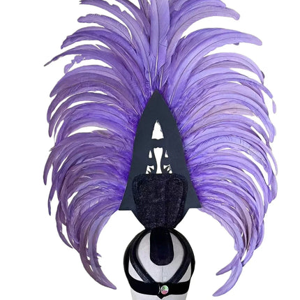 The Stardust Luminary Crown – Lavender & Multi-Tone Samba Carnival Headdress