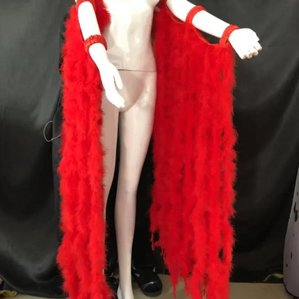 Long Feather Bustle Skirt Costume Accessory