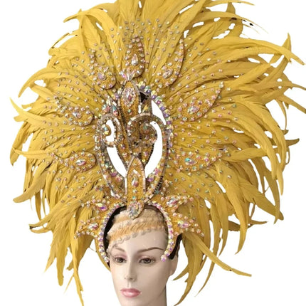 The Stardust Copacabana Feather Crown – Samba Parade Headdress