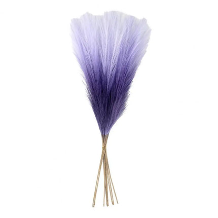 Deluxe Artificial Pampas Grass Fluffy Boho Floral Stem Set