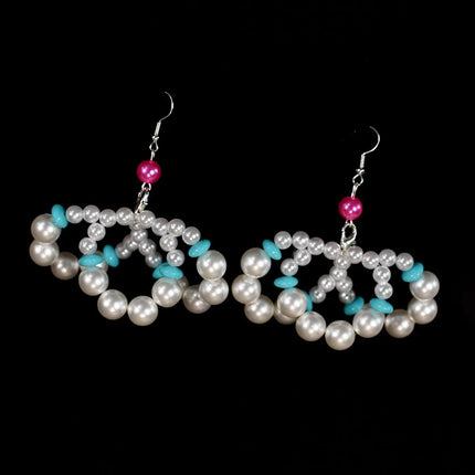 Dazzling Simulated Pearl String Bra Chain & Bikini Shawl Chest Jewelry