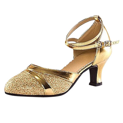 The Stardust Tropicana Latin Dance Heel – Classic Strappy Ballroom Sandal