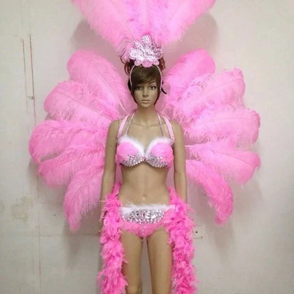 The Stardust Victoria Sovereign – Deluxe Angel Feather Wing & Headdress Stage Costume Set