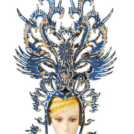 Brazil Rio Spanish Cuba Santiago Havana Venice Dionysia carnival Float Mask dress masque ball costume samba Golden Crown