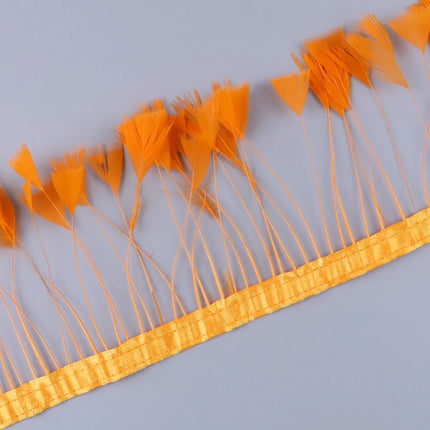 Turkey Feathers Trim Ribbon Fringe
