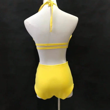 Female Jazz Dance Team Costume Black Yellow Bikini Tailcoat 3 Pieces Set Women Singer Nightclub Sexy Stage Wear Cosplay Outfits