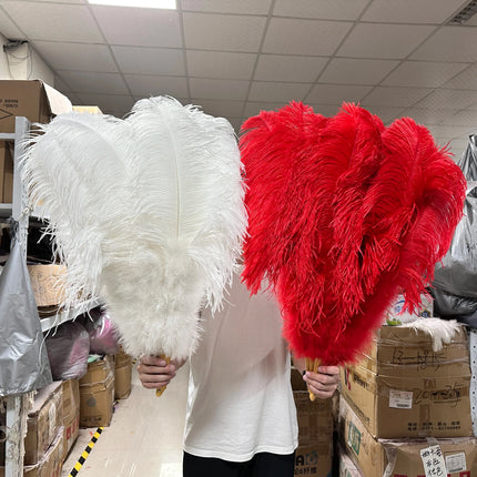 100CM Ostrich Feather Fans