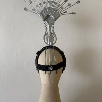 The Stardust Aurora – Premium Feathered Samba Carnival Headdress