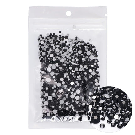 1440PCS SS3-SS20 Mix Size Non-Hotfix Glass FlatBack Rhinestones