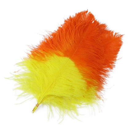 10PC Two-Tone Decorative Feather Plumes