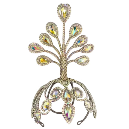 Peacock Rhinestone Headpiece
