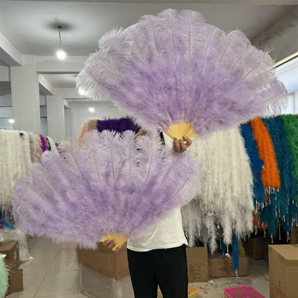 90CM Ostrich Feather Fans
