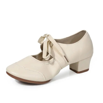 The Stardust Studio Oxford – Classic Lace-Up Practice Heel