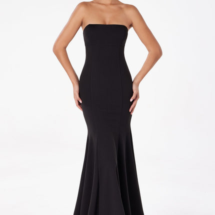 Astee T2010 Fitted Strapless Mermaid Gown