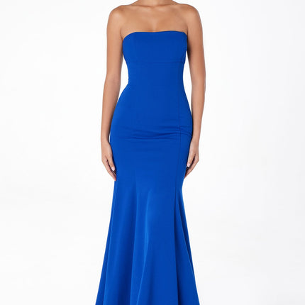 Astee T2010 Fitted Strapless Mermaid Gown
