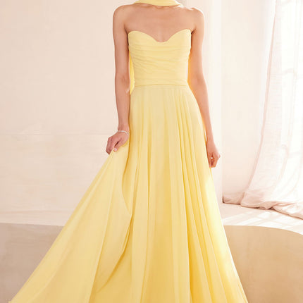 Ladivine Amoris T703 Dress Strapless A-Line Bridesmaid Gown