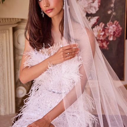 Sparkle Cathedral Veil