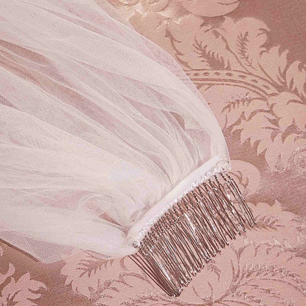 Floral Scalloped Lace Royal Veil