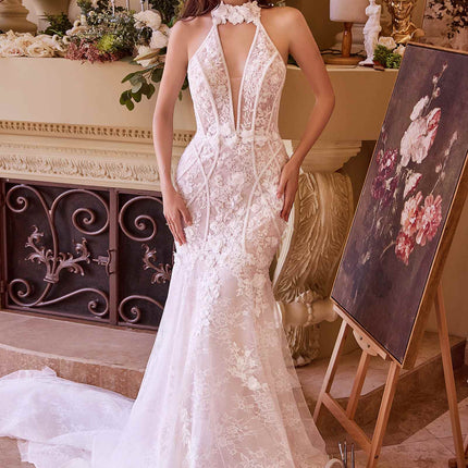 Andrea & Leo WL038 Dress Long Cap Sleeve Bridal Gown