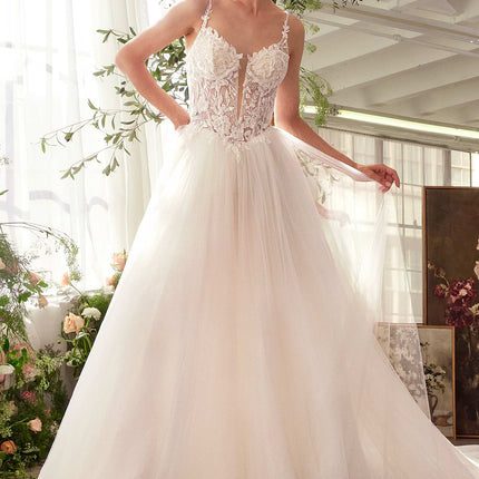 Andrea & Leo WL029 Dress Lace & Tulle Bridal Ball Gown