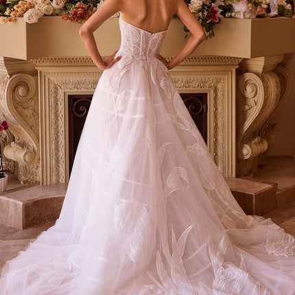Andrea & Leo WL043 Dress Tullip Sequin Embroidered Wedding Ball Gown