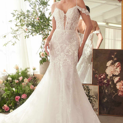 Andrea & Leo WL051 Dress Fitted Lace Wedding Mermaid Gown