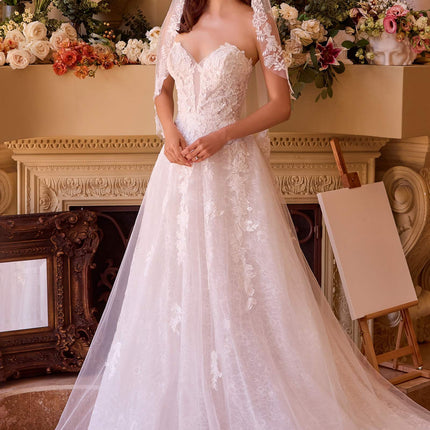 Andrea & Leo WL052 Dress Deep Sweetheart Strapless Bridal Ball Gown