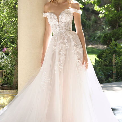 Andrea & Leo WL057 Wedding A-line Gown Off Shoulder