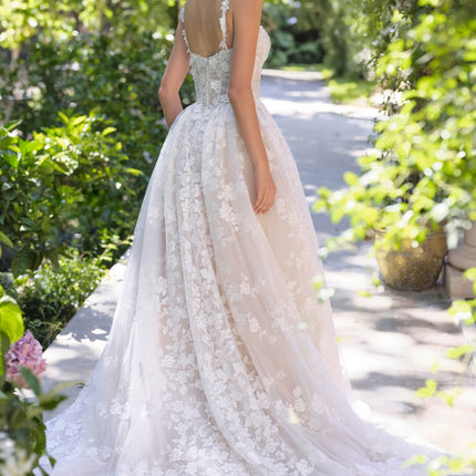 Andrea & Leo WL058 Ball Gown Wedding Dress Plunging Neckline