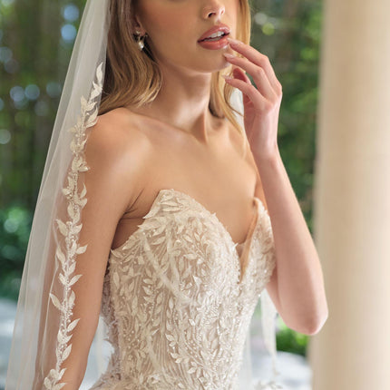 Andrea & Leo WL060 Mermaid Bridal Gown Veil Included