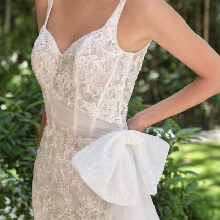 Andrea & Leo WL068 Fitted Sweetheart Embroidered Lace Mermaid Dress