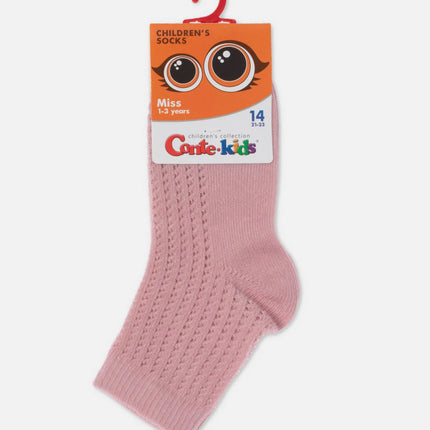 Conte Kids Miss 903 Lace Cotton Socks for Girls – Soft European Fashion Socks