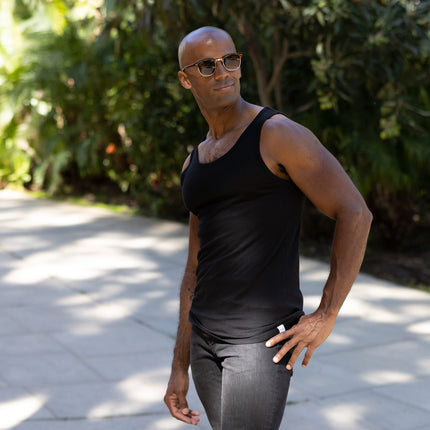 New Men's Bamboo Viscose/Organic Cotton Tank Top
