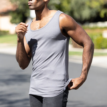 New Men's Bamboo Viscose/Organic Cotton Tank Top