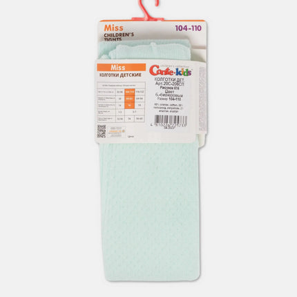 Conte-Kids Cotton Tights Miss 616 - Mesh Pattern