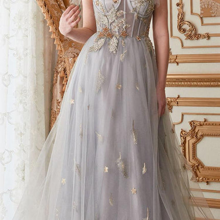 Andrea & Leo A0824 Star of My Eye Embellished Long Dress