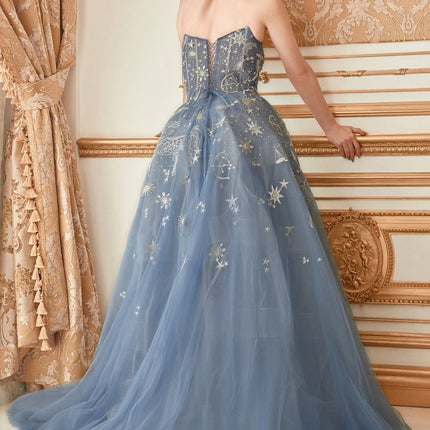 Andrea & Leo A0890 Constellation Dream Strapless Long Dress