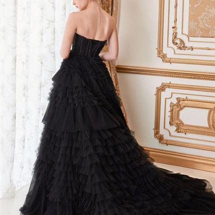 Andrea & Leo A1017 Corset Princessa Tulle Ruffle Ball Gown